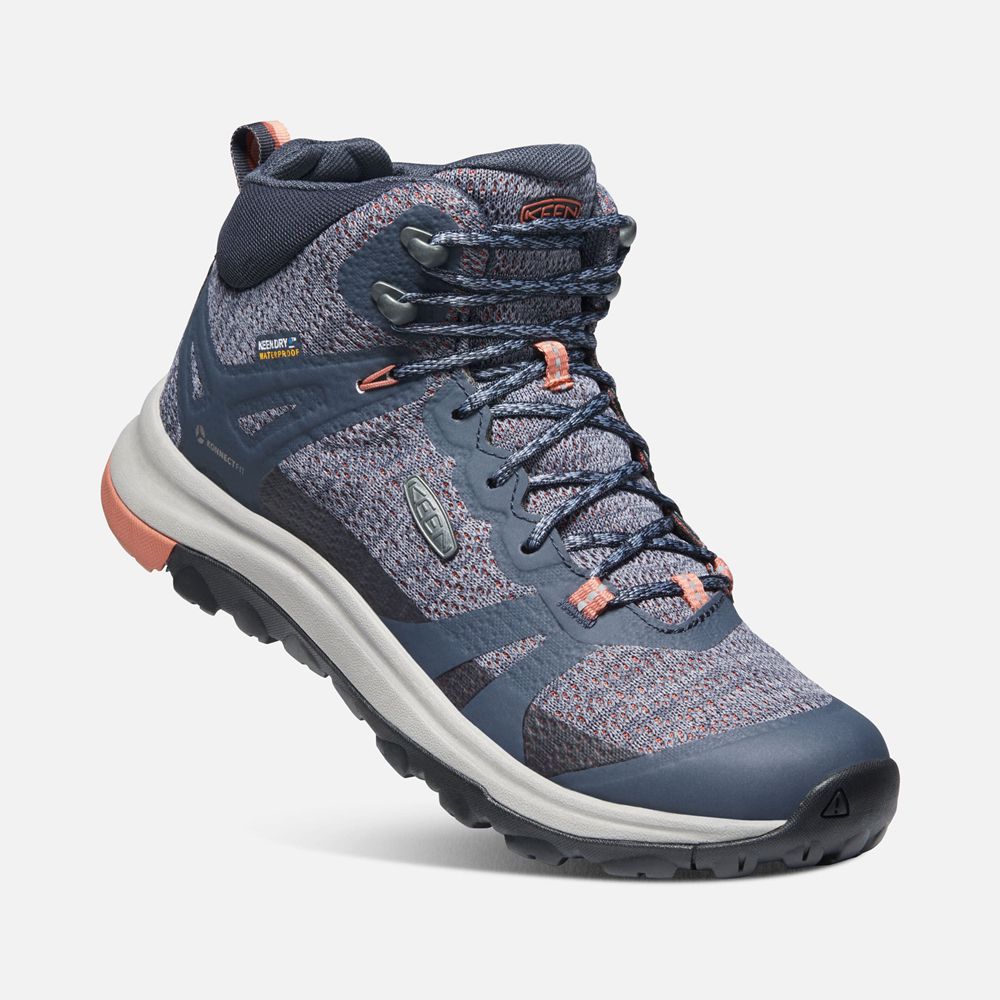 Keen Vandringskängor Dam Blå - Terradora Ii Waterproof - 519387QVD